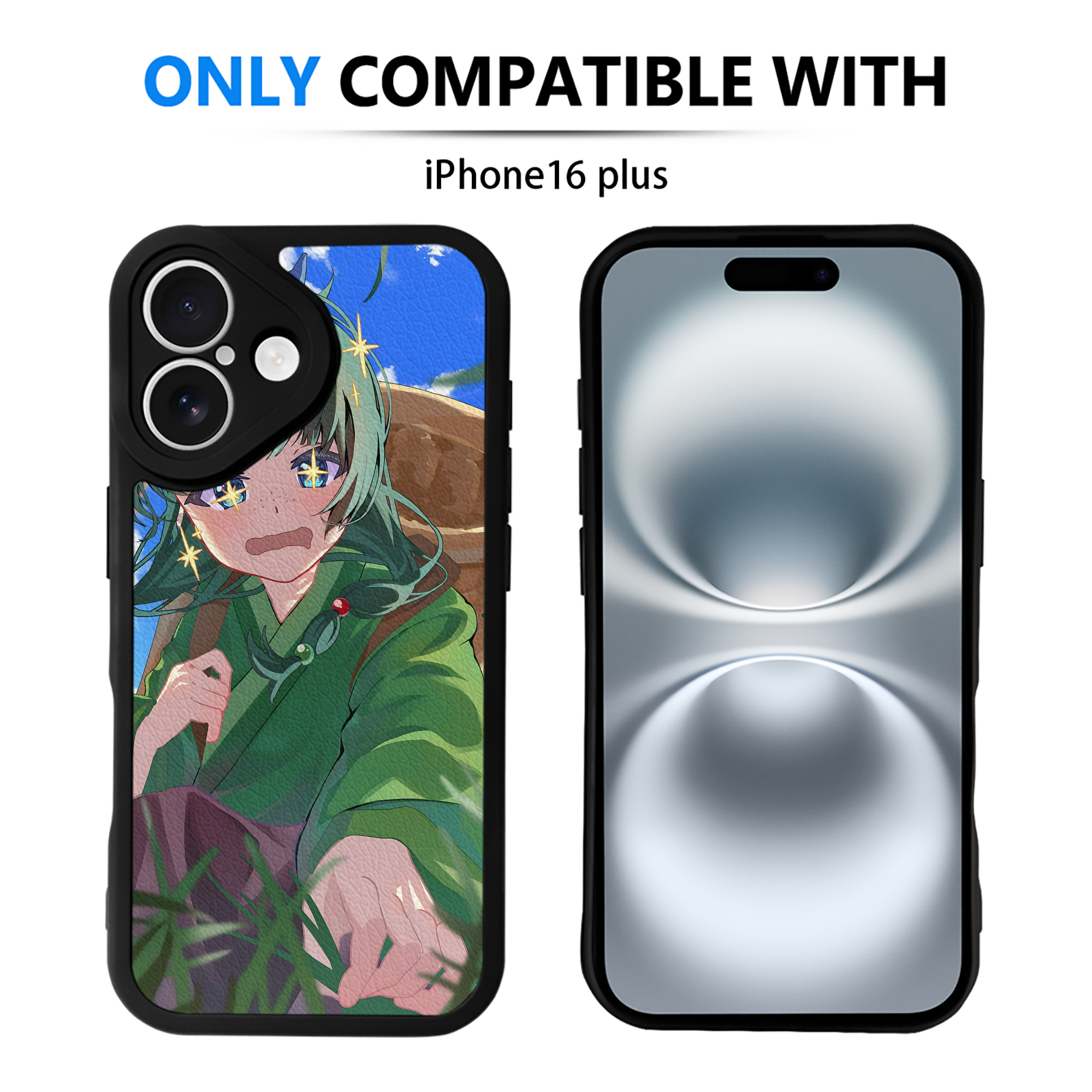 （画像用） 薬屋のひとりごと The Apothecary Diaries 【iPhone 16シリーズ対応】シリコンスマホケース（レザー調） 材質：シリコン
